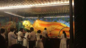 Ruwanwelisaya Temple Image House-Reclined Buddha Statue Photo